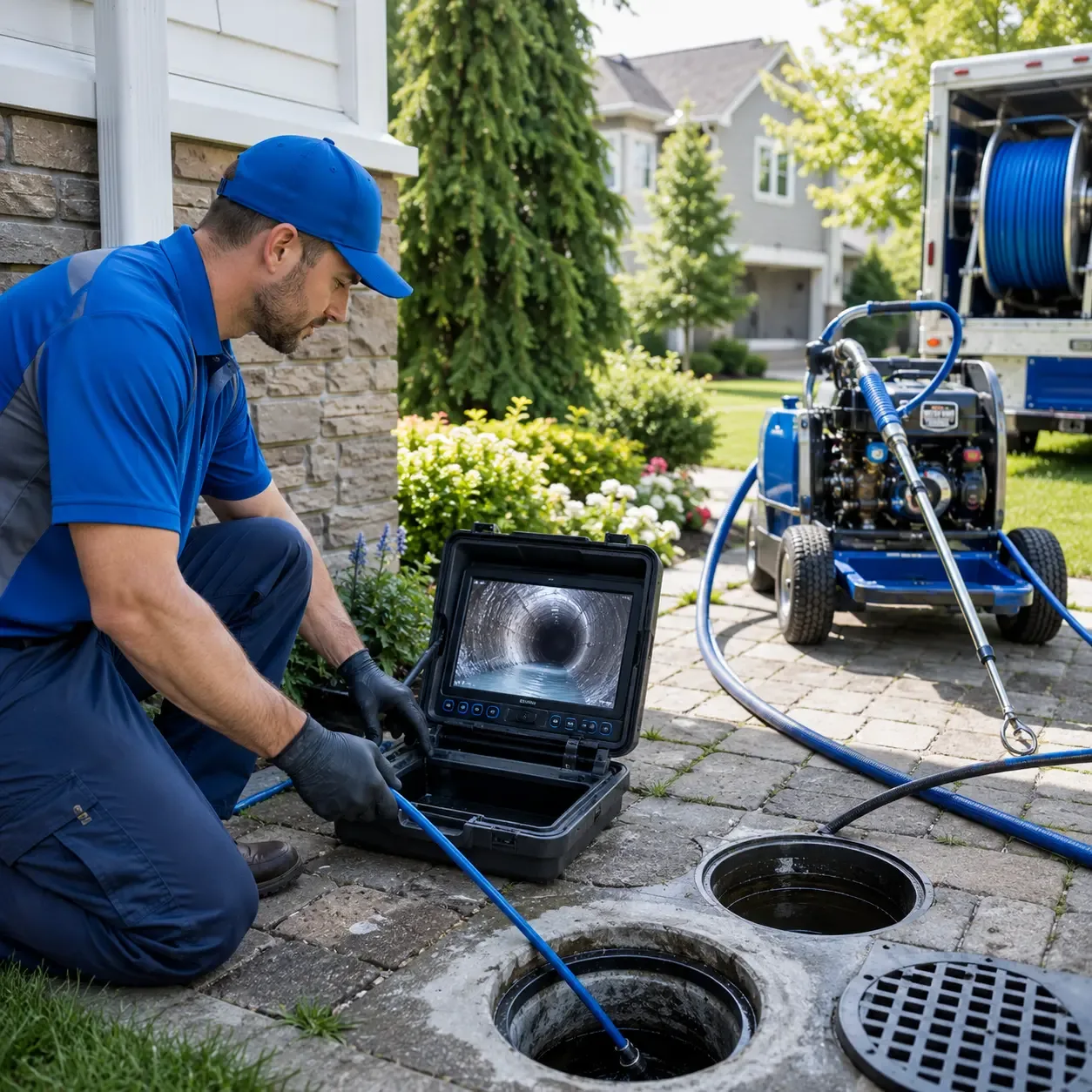 Outdoor drain cleaning professionals serving Elliston, VA
